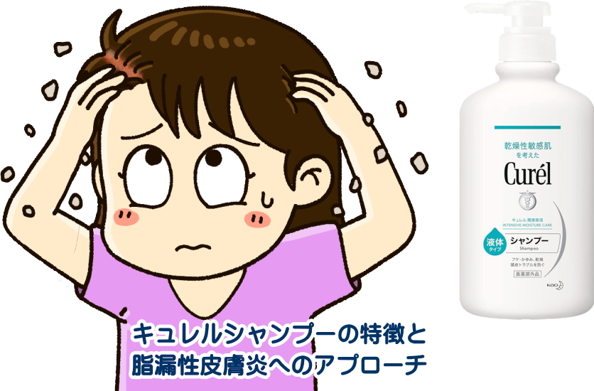 キュレル シャンプー 脂漏性皮膚炎