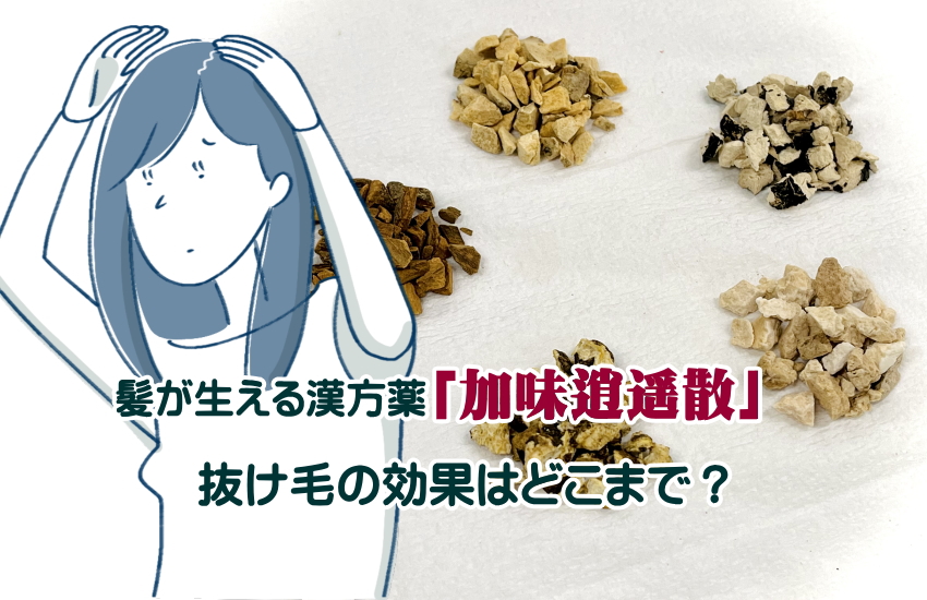 髪が生える漢方薬「加味逍遥散」の抜け毛の効果はどこまで期待できる？